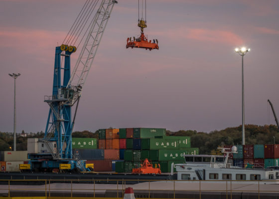 Container Port Terminal Metz