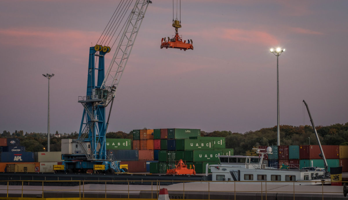 Container Port Terminal Metz