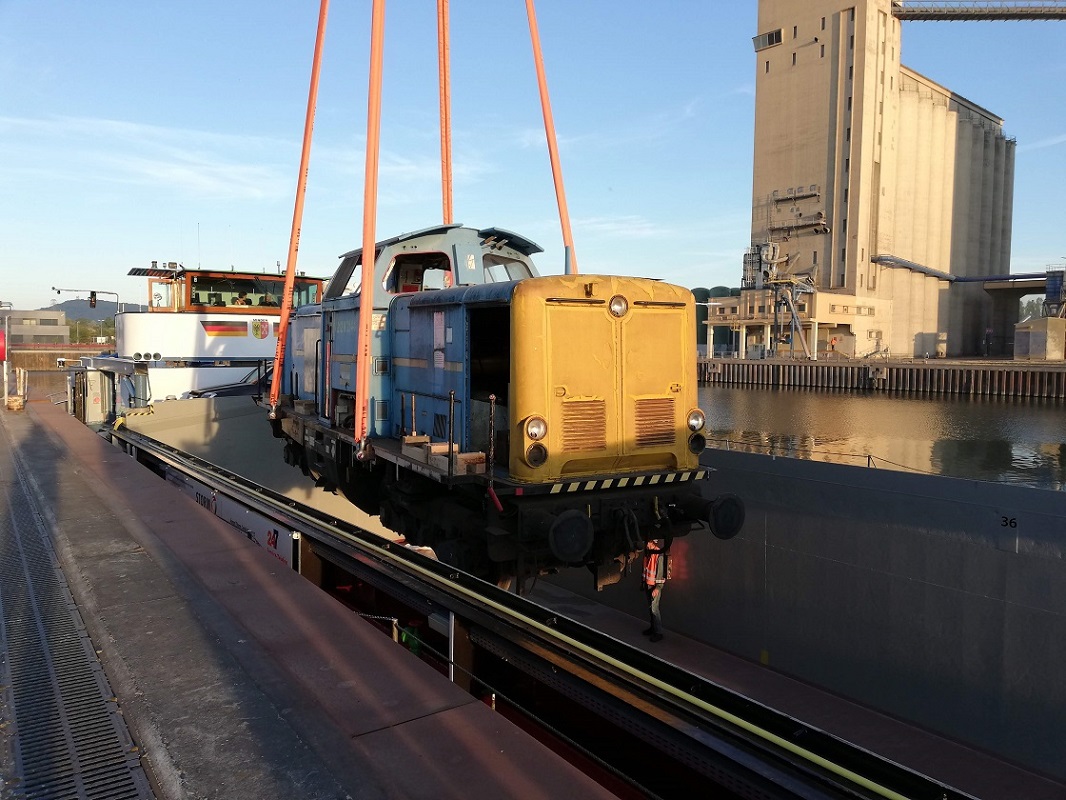 Transport de locomotives de Metz à Magdeburg