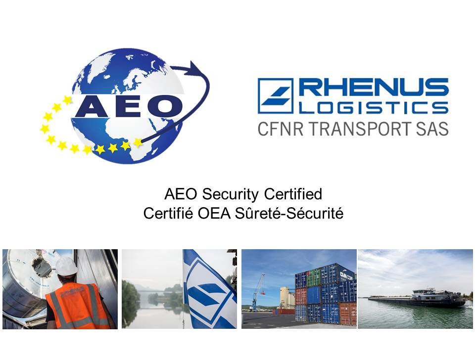CFNR Transport certifié Opérateur Economique Agréé (OEA)