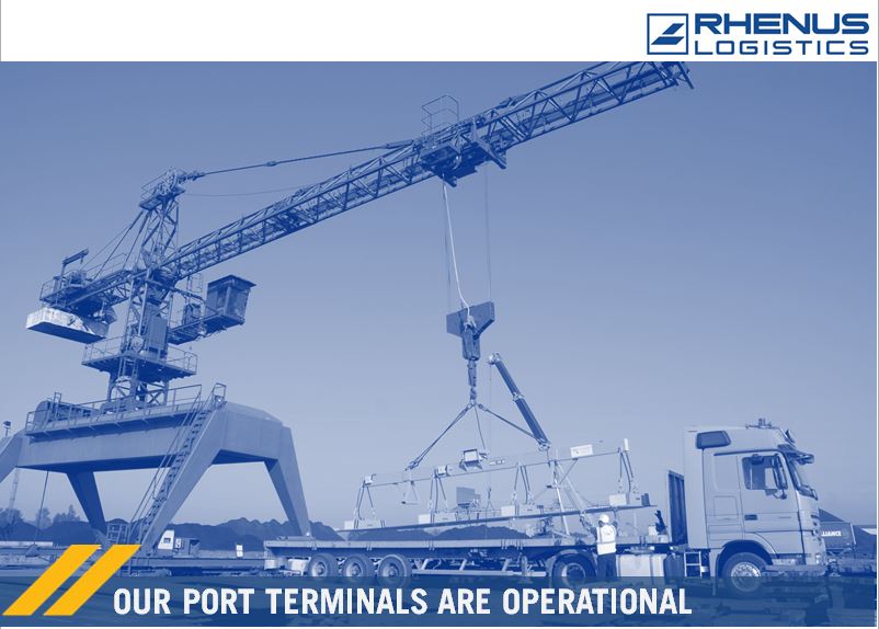 COVID-19 : Our port terminals are still operational